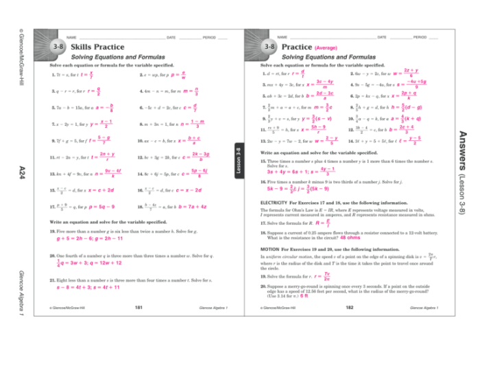 Glencoe geometry chapter 9 answer key