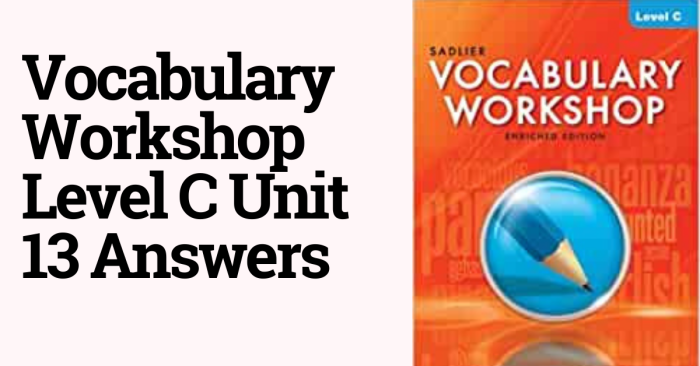 Vocabulary workshop level c unit 1