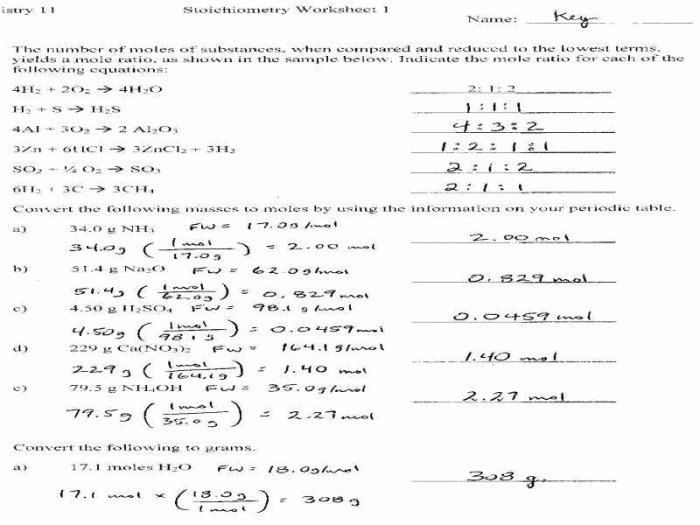 Dimensional analysis worksheet and answers