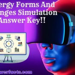 Energy forms & changes simulation answer key