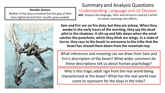 Lord of the flies figurative language