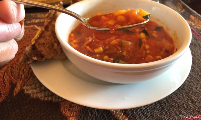 Mcalister's deli fire roasted vegetable soup